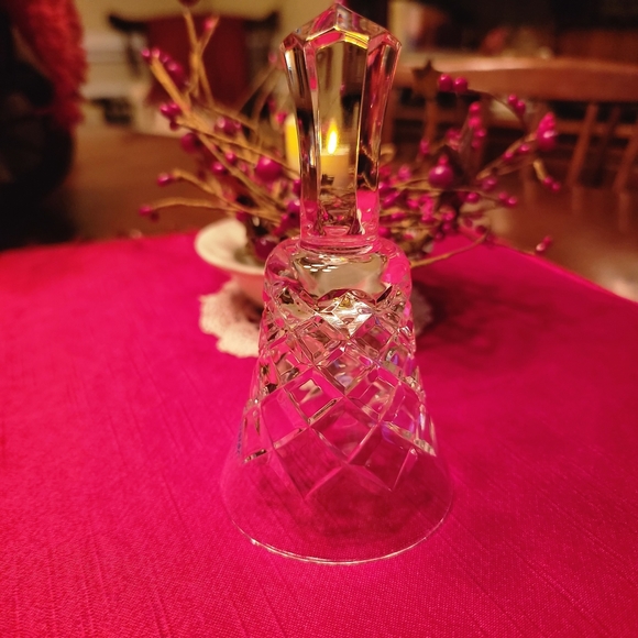BADASH CRYSTAL ♡ NIB Beautiful Vintage BELL OXFORD 24% Handcut Lead Crystal Bell - Picture 17 of 17